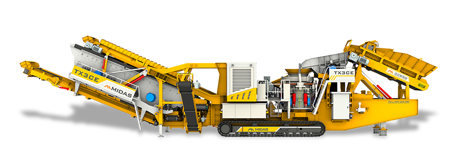 Tracked Mobile Cone Crushing And Screening Plant TX3CE
