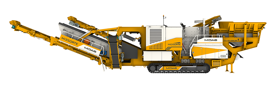 Tracked Mobile Impact Crushing and Screening Plant MI350RTE